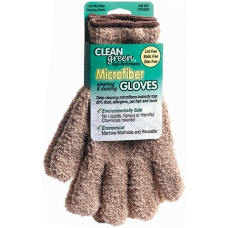 Master Mfg Microfiber Gloves 1 Pair-Pkg-Beige 18040